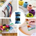 thumbnail image 3 of xaoyunyn Gradient Embroidery Thread Set-8.74 yards,6 Colors for Crocheting,DIY Hand Sewing Crafts Plush Accessories,Color 7, 3 of 4