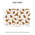 thumbnail image 4 of Placemats Set Of 4 / 6, Brown White Owl Placemats For Dining Table Indoor/Outdoors Heat Resistant Washable Placemats 18" X 12", 4 of 8