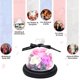 thumbnail image 5 of Decoración de flores eternas, tres rosas, amor, cubierta de vidrio, flores secas, regalos navideños, regalos de cumpleaños para familiares y amigos, 5 of 5