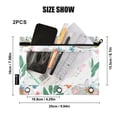 thumbnail image 3 of 2 Pack Pencil Pouch for 3 Ring Binder Smooth Zipper Folders with Pockets Clear Window Pencil Case Cute Koala and Butterfly, 3 of 6