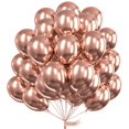 thumbnail image 1 of Globos PartyWoo Metallic Rose Gold, 12 pulgadas, 100 unidades, 1 of 1