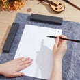thumbnail image 3 of Calligraphy Paper Weights 1 Pair Chinese Calligraphy Paperweight Black Rectangle Gemstone Paperweight Tool, 3 of 5