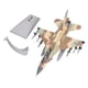 thumbnail image 1 of Modelo de aviones de combate F 16I a escala 1:72, modelo de colección de aviones estimulados de aleación de cuerpo aerodinámico, 1 of 14