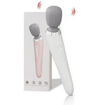 Handheld Massager, Cordless Electric Back Massager, Portable 5 Speeds Deep Tissue Massage for Relaxation, Sports Recovery, Pain Relief, Back, Leg, Shoulder, Waist, Neck, Gifts for Men Women-White