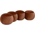 thumbnail image 3 of Meridian Furniture Apollo Cognac Velvet Bench, 3 of 11