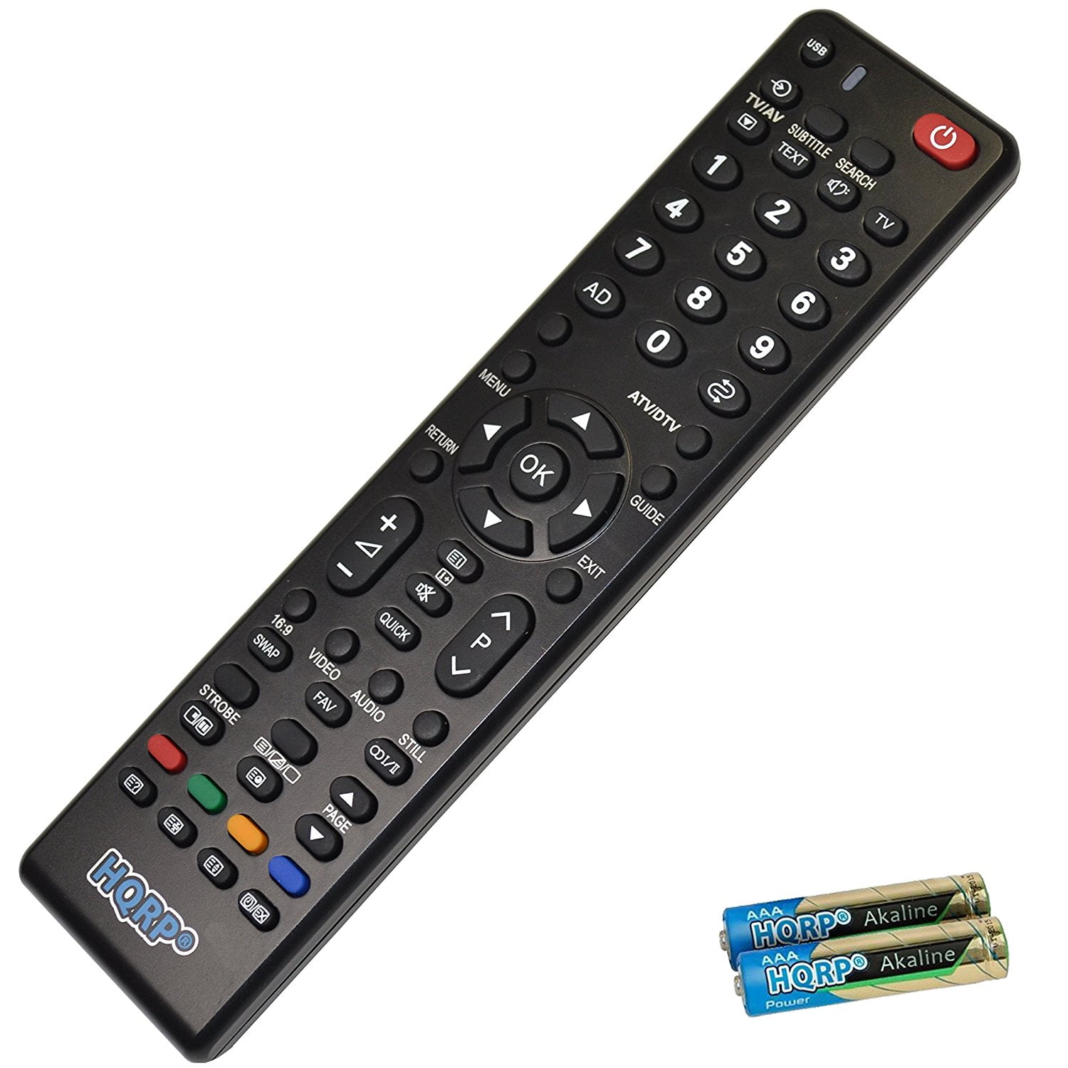 HQRP Remote Control for Toshiba 26C100U1, 26C100UM, 26HL66, 26HL67 HD