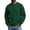 Dark Green, variant on Bovxnpu Mens Sweatshirts Crewneck Zip Up Long Sleeve Pullover with Pocket Tops