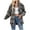 A Brown, variant on Back to School Women's Autumn Thin Casual Lightweight Flannel Plaid Button Down Shirts Oversized Long Sleeve Shacket Jacket Tops,Woolen Shirt Jacket(Size:2XL)