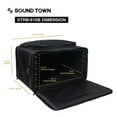 thumbnail image 5 of Sound Town Portable 6U Soft Rack Bag with 14" Rackable Depth And Accessory Pocket, 5 of 5