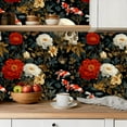 thumbnail image 5 of Peel and Stick Wallpaper Contact Paper Koi Fish Skull Living Room Bedroom Kitchen Office Apartment Decor Self Adhesive and Removable 24in x 118in, 5 of 8