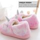 thumbnail image 2 of GOOHOCHY 1 par de pantuflas cómodas de felpa antideslizantes para uso en interiores (rosa), 2 of 8