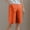 *Orange, variant on ClodeEU Women's High Waisted 5" Yoga Shorts with Pockets,Casual Athletic Knee Length Bottoms for Fitness and Tennis Pink,Womens Plus XL