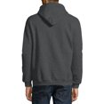 thumbnail image 4 of Hanes Men's and Big Men's Ecosmart Fleece Pullover Hoodie Sweatshirt, up to Size 5XL, 4 of 7