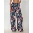 thumbnail image 2 of Printed Wide Leg Pants with Drawstring, 2 of 4
