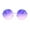 Purple, variant on Hippie Oceanic Gradient Large Circle Lens Sunglasses Green