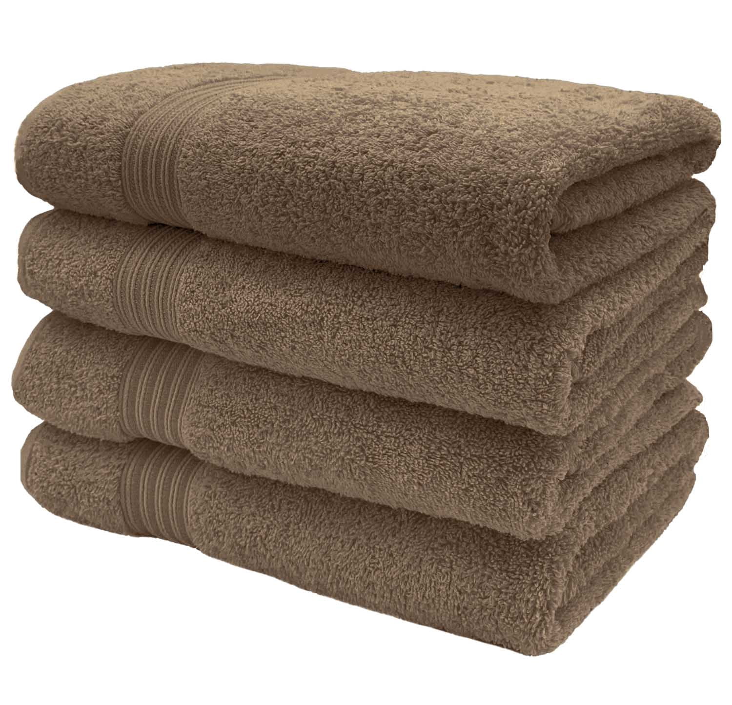 HURBANE HOME 4 Piece Super Soft Bath Towels for Bathroom, Highly Absorbent, Cotton Towels