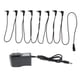 thumbnail image 2 of Divisor de pedal de de guitarra eléctrica de 8 vías Adaptador de fuente de alimentación 9V1A Negro CUTICAT Adaptador de cable de guitarra eléctrica, 2 of 8