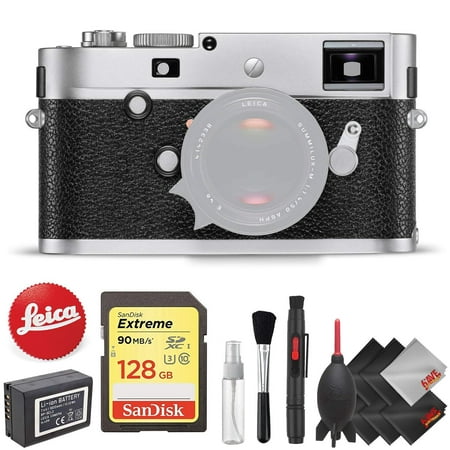 Leica M-P (Typ 240) Digital Rangefinder Camera (Silver) + Pro Accessory