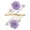 Purple, variant on Curtain Tiebacks Red Rose with Pearls, Ngxiha Decorative Gold Curtain Tiebacks, Handmade Flower Curtain Holdbacks No Drill, Boho Curtain Holder for Home Office Decor