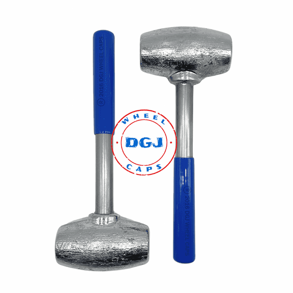 Set of 2 Wire Wheel Knock Off 4.5lbs Lead Hammers Made In The USA