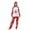 Mom's Red, variant on Family Matching Christmas Pajamas Set Long Sleeve Crew Neck Tops for Kids Christmas Pink Tree Print Shirt Red Plaid Pj Pants My Order My Items