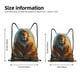 thumbnail image 2 of Fotbe Prairie Meditating Lion Bolsa Mochila con Cordón Estampada, Bolsa de Gimnasio Deportiva, Bolsa Cinch, Bolsa con Cordón para Hombres y Mujeres-Small, 2 of 6