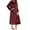 Red, variant on Robes For Women Zipper Robe Long Sleeve Nightgown Sleep Full Length Duster Housecoats With Pockets Loose Pajamas Home