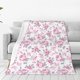 thumbnail image 1 of Balery Rose Flowers Manta de Felpa Suave y Acogedora – Cobija de Franela Aterciopelada para Cama, Lavable y Cálida para Sofá, Mascotas, Transpirable-40"x30", 1 of 7