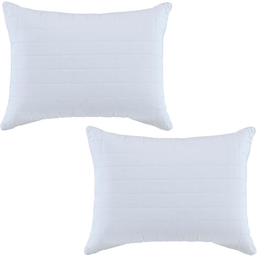 Serta Quilted Pillow White Set Of 2 Walmart Com