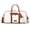 Beige, variant on Wrangler Travel Duffel Bag Large Capacity Leather Luggage Bag Stylish and Durable Travel Bag, Brown
