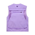 thumbnail image 2 of Gilet Utilitaire pour Femmes, Gilet Léger pour l'Extérieur, Gilet de Photographie Multi-Poches, Haut Matelassé Décontracté à Col en V, Pièce Confortable pour la Randonnée, Usage Quotidien, 2 of 3