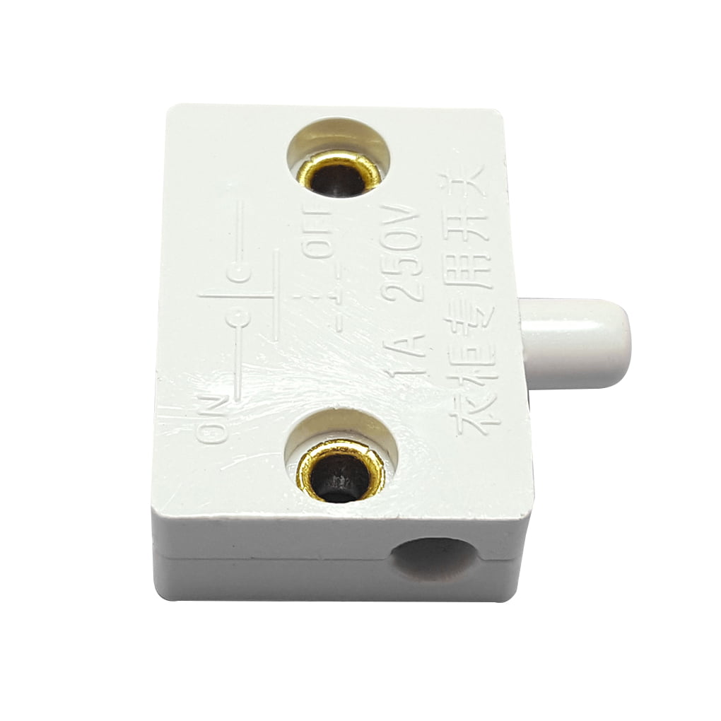 Details about   Cabinet Closet Automatic Reset Control Light Switch Wardrobe Door Switch~. 