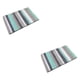 thumbnail image 1 of Monstrate Alfombra de baño de microfibra muy gruesa a rayas con superabsorbencia antideslizante TPR inferior lavable a máquina superabsorbente cielo azul 40*60cm 2Conjunto, 1 of 6