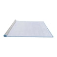 thumbnail image 2 of Ahgly Company Machine Washable Indoor Rectangle Solid Blue Modern Area Rugs, 3' x 5', 2 of 4