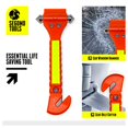 thumbnail image 3 of Segomo Tools 2 Packs of Emergency Escape Safety Hammer with Car Window Breaker & Seat Belt Cutter | Car Safety Tool | Seat Belt Cutter and Glass Breaker | Emergency Car Tool - ESHM02, 3 of 4