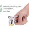 thumbnail image 3 of Hweilai 1 pcs Professional Stainless Steel Garlic Press, Professional Kitchen Garlic Crusher, Garlic Chopper, Super Easy to Use and Clean, Dishwasher Safe, 3 of 5