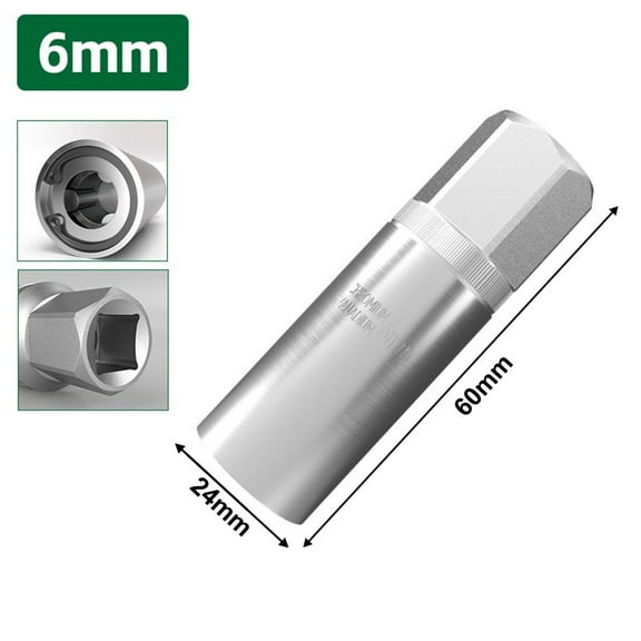 Wuweikeji Broken head bolt Screw extractor removal tool Installer 1/2inch Square driver