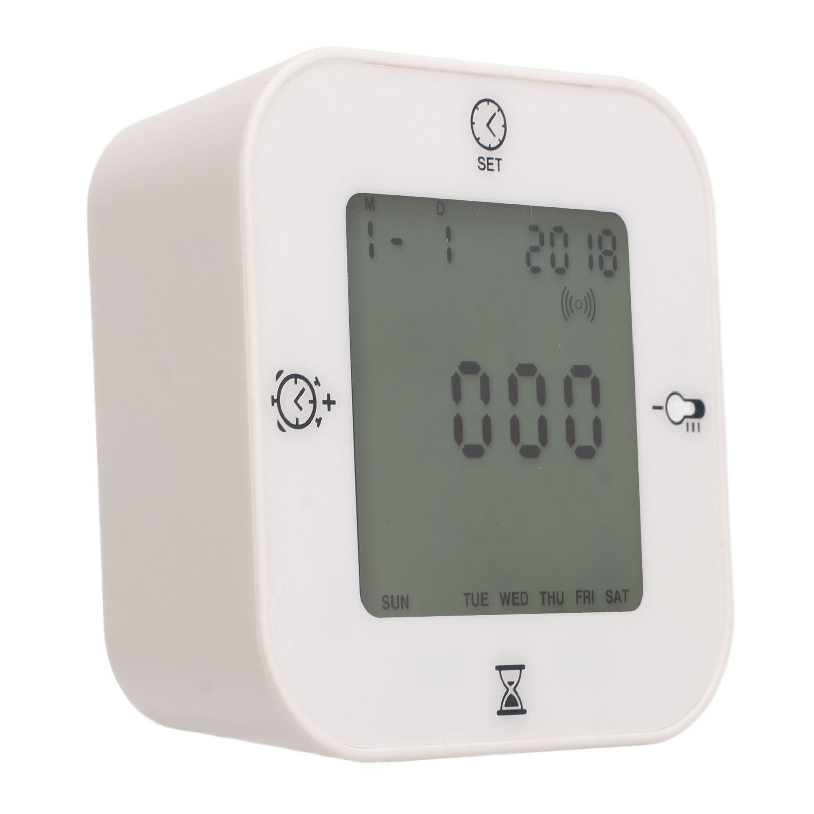 Multifunctional Thermometer Hygrometer Voice Control High Accuracy Digital Clock Temperature Humidity Gauge