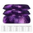 thumbnail image 2 of 3 Pcs Soft Bedding Set, Includes 1 Duvet Cover with Zipper And 2 Pillow,Shams Purple Wolf Full(79"×90"), 2 of 8