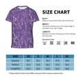 thumbnail image 2 of Wukai Lavender Flowers Youth Unisex Short Sleeve T-Shirt for Boys, Girls, Teens, and Kids-Small, 2 of 7