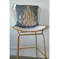 thumbnail image 2 of Lea Unlimited Cobalt Blue and Brass Illuminated Chandelier Decorative Pillow, 2 of 4
