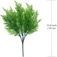 thumbnail image 4 of ZOELNIC Artificial Fern Grass Shrubs, Plastic Plants Fern Leaves Greenery Wedding Home Garden Veranda Kitchen Office Arrangements Christmas Decoration, 4 of 9
