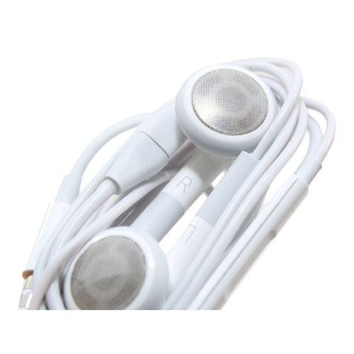 Apple Earphones with Remote and Mic - Headset - ear-bud - wired - for iPod classic; iPod shuffle (3G, 4G)