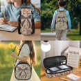 thumbnail image 3 of HUIACONG Deer Camo Brown Bow Kids Backpack Set for Girls with Lunch Box Insulated Water Bottle 4Pcs Backpack and Water Bottle Cover with Padded Strap for Girl Kid Students Elementary School Age 6-12, 3 of 7