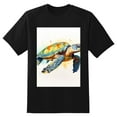 thumbnail image 2 of Plus Size Shirt for Women Black Tops for Women Short Sleeves Shirt for Women Turtle T Shirt Oversized Shirt for Women S, 2 of 5
