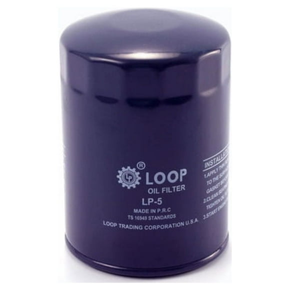LOOP Engine Oil Filter LOP-LP5 for Car Chevrolet GMC K1500 C1500 K2500 C2500 K3500 C10 C3500 G30 G20 Express 3500 Tahoe Yukon G2500 G3500 Suburban P30 K10 Savana 2500 K20 C20 C30 1500 P3500 R10 R3500