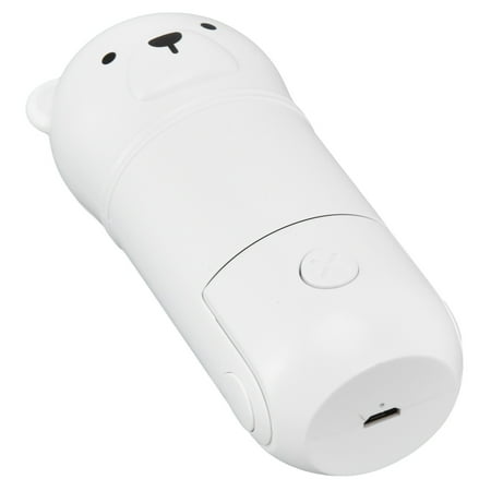 

HandheldFan ABS Mist Spray BatteryOperatedFan With Sling For Traveling White