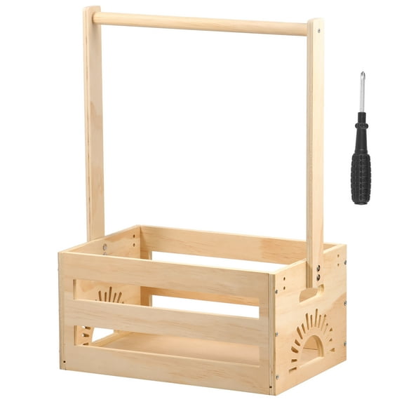 Wooden Baby Shower Crate Closet, Wooden Baby Shower Crate Closet, Boys and Girls for Baby Shower Wooden Basket Gifts, Welcome Baby Gifts, Suitable for Pregnancy Glfts for New Parent (Wood Color)