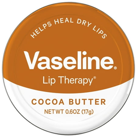 Vaseline Lip Therapy Lip Balm Tin Cocoa Butter 0.6 (Best Cocoa Butter Lip Balm)