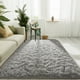 thumbnail image 2 of Alfombra LOCHAS ultrasuave y esponjosa para sala de estar, color gris, 180 x 270 cm, 2 of 8